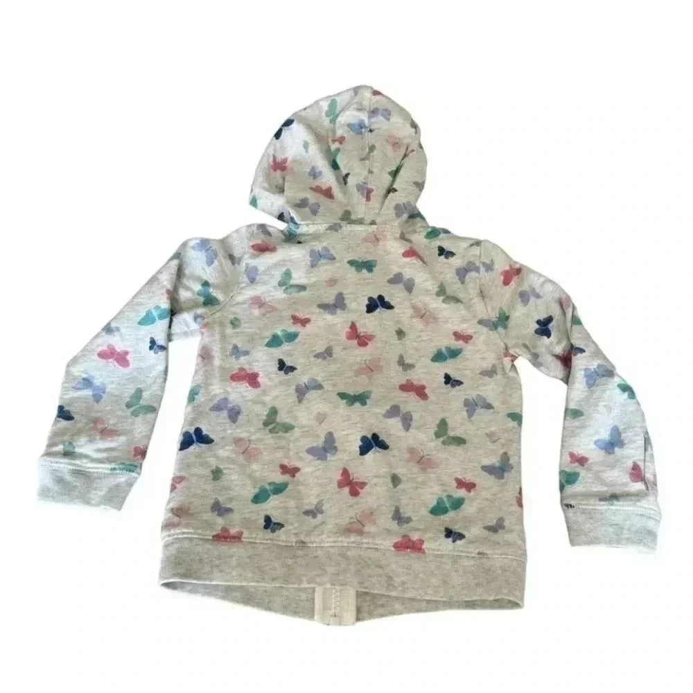 Carter’s Gap Long Sleeves Cotton Girls Multicolor Soft Hoodies SZ 4/5 #1993